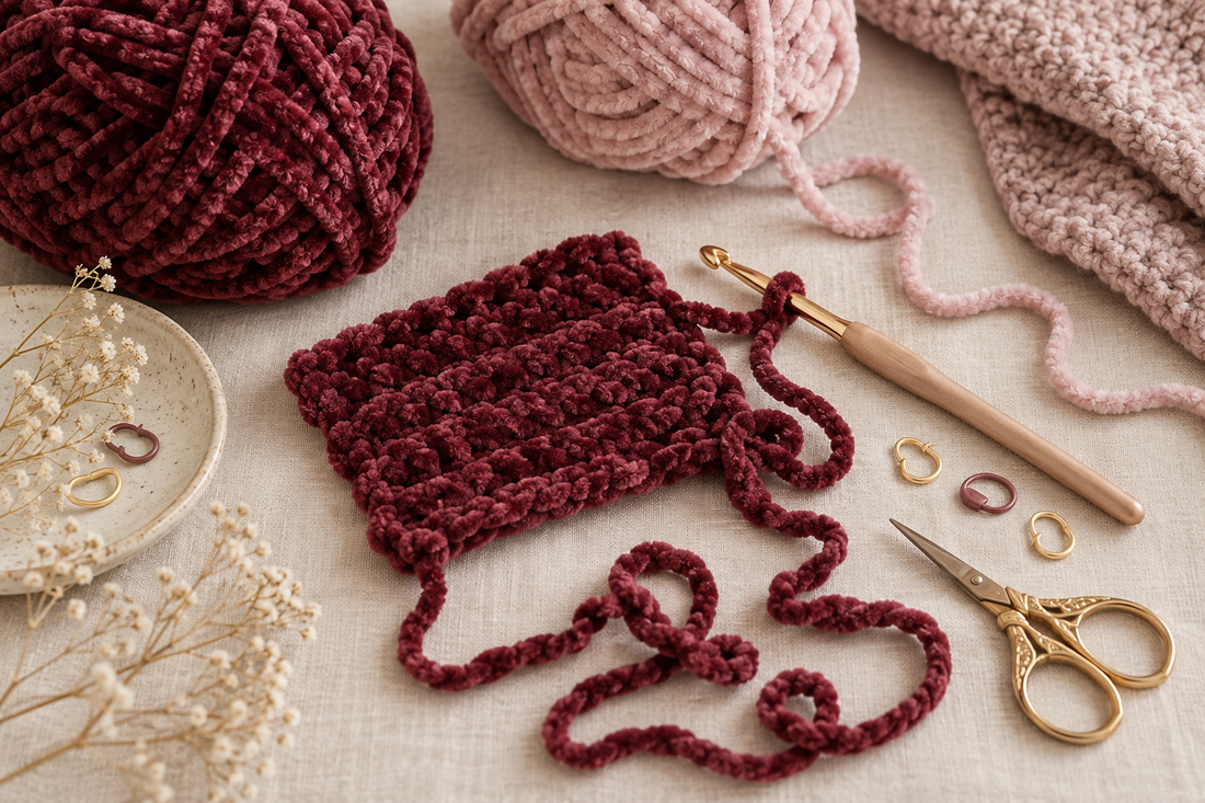 Chenille Yarn Troubleshooting: Shedding, Breaking and Frogging