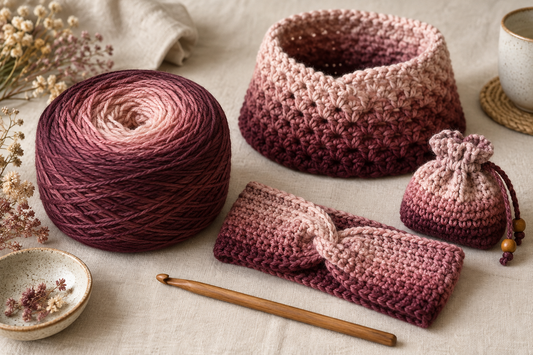 What Can You Make with One 100g / 220m Ball of Ombre Yarn?