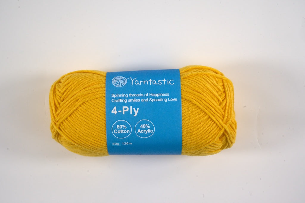 4 Ply Cotton Acrylic Blended Yarn (@50g) (aka. Milk Cotton)