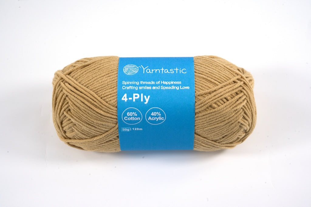 4 Ply Cotton Acrylic Blended Yarn (@50g) (aka. Milk Cotton)