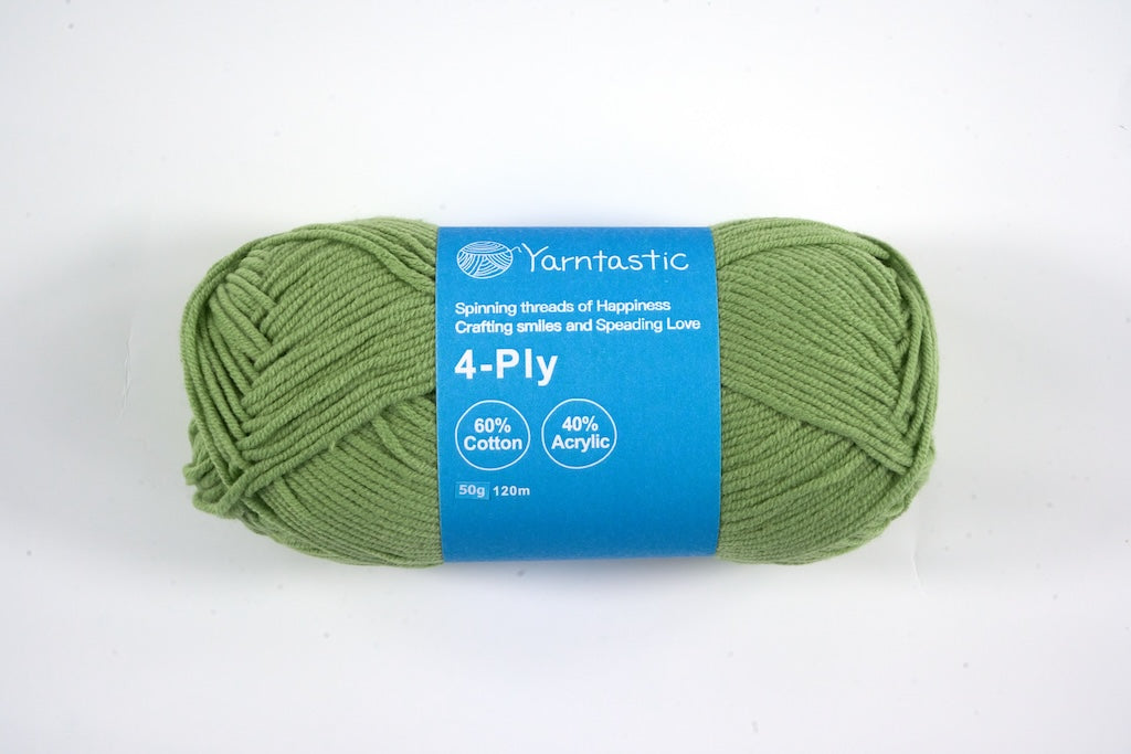 4 Ply Cotton Acrylic Blended Yarn (@50g) (aka. Milk Cotton)