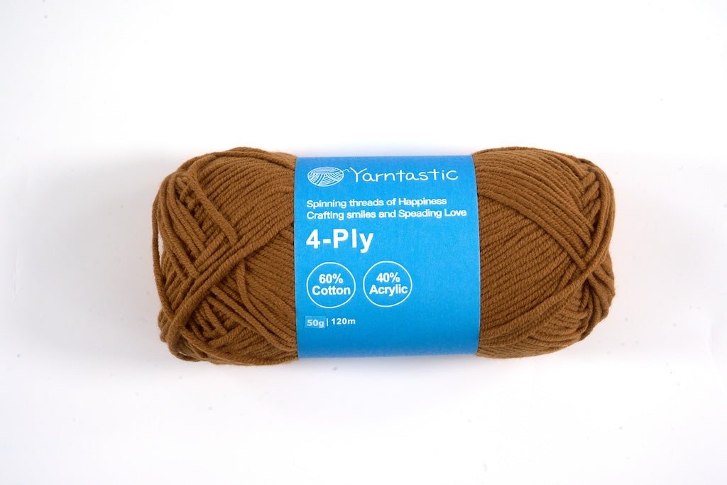 4 Ply Cotton Acrylic Blended Yarn (@50g) (aka. Milk Cotton)