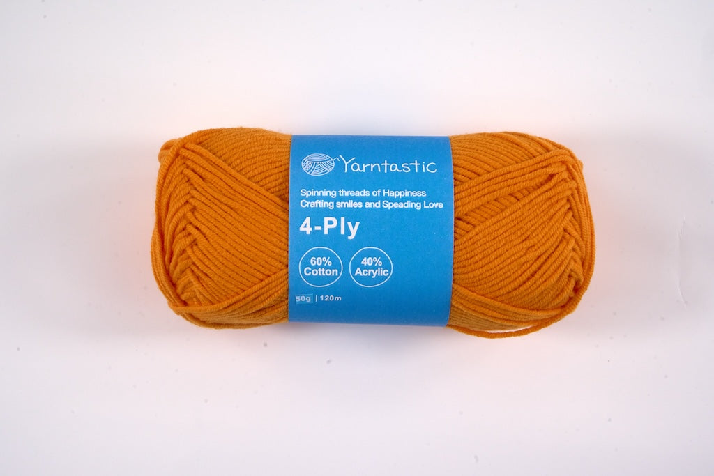 4 Ply Cotton Acrylic Blended Yarn (@50g) (aka. Milk Cotton)