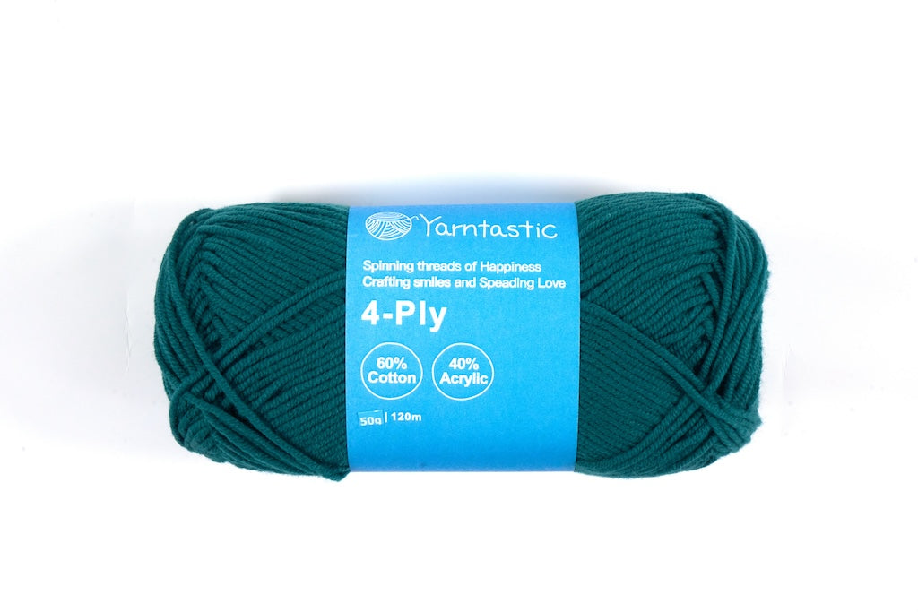 4 Ply Cotton Acrylic Blended Yarn (@50g) (aka. Milk Cotton)