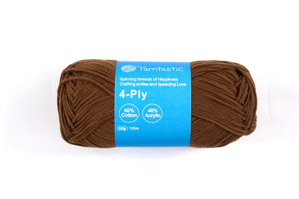 4 Ply Cotton Acrylic Blended Yarn (@50g) (aka. Milk Cotton)