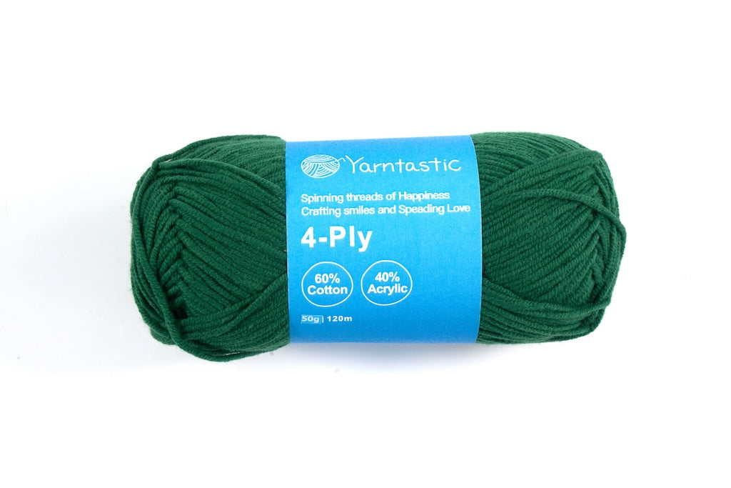 4 Ply Cotton Acrylic Blended Yarn (@50g) (aka. Milk Cotton)