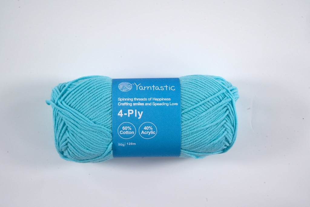 4 Ply Cotton Acrylic Blended Yarn (@50g) (aka. Milk Cotton)