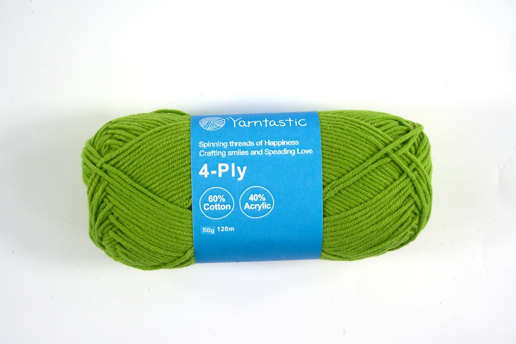 4 Ply Cotton Acrylic Blended Yarn (@50g) (aka. Milk Cotton)