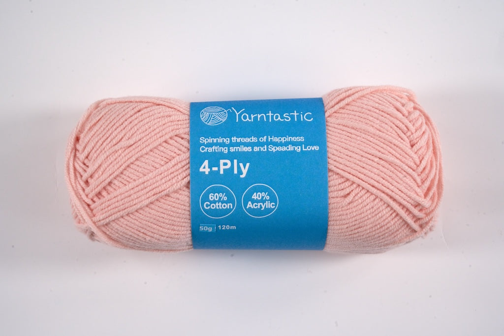 4 Ply Cotton Acrylic Blended Yarn (@50g) (aka. Milk Cotton)