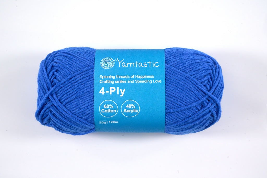 4 Ply Cotton Acrylic Blended Yarn (@50g) (aka. Milk Cotton)