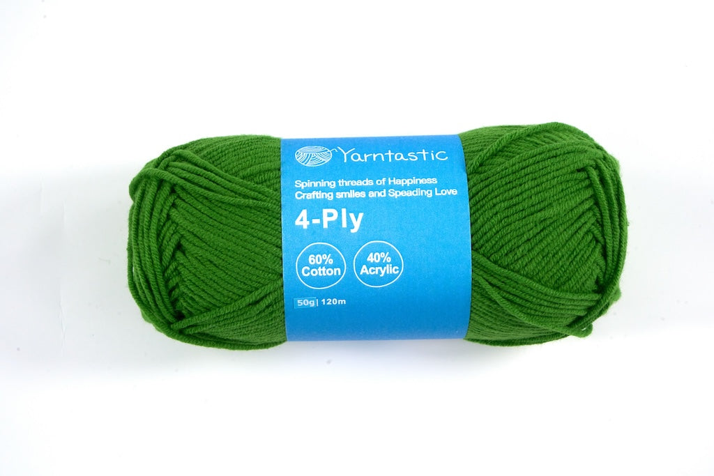 4 Ply Cotton Acrylic Blended Yarn (@50g) (aka. Milk Cotton)