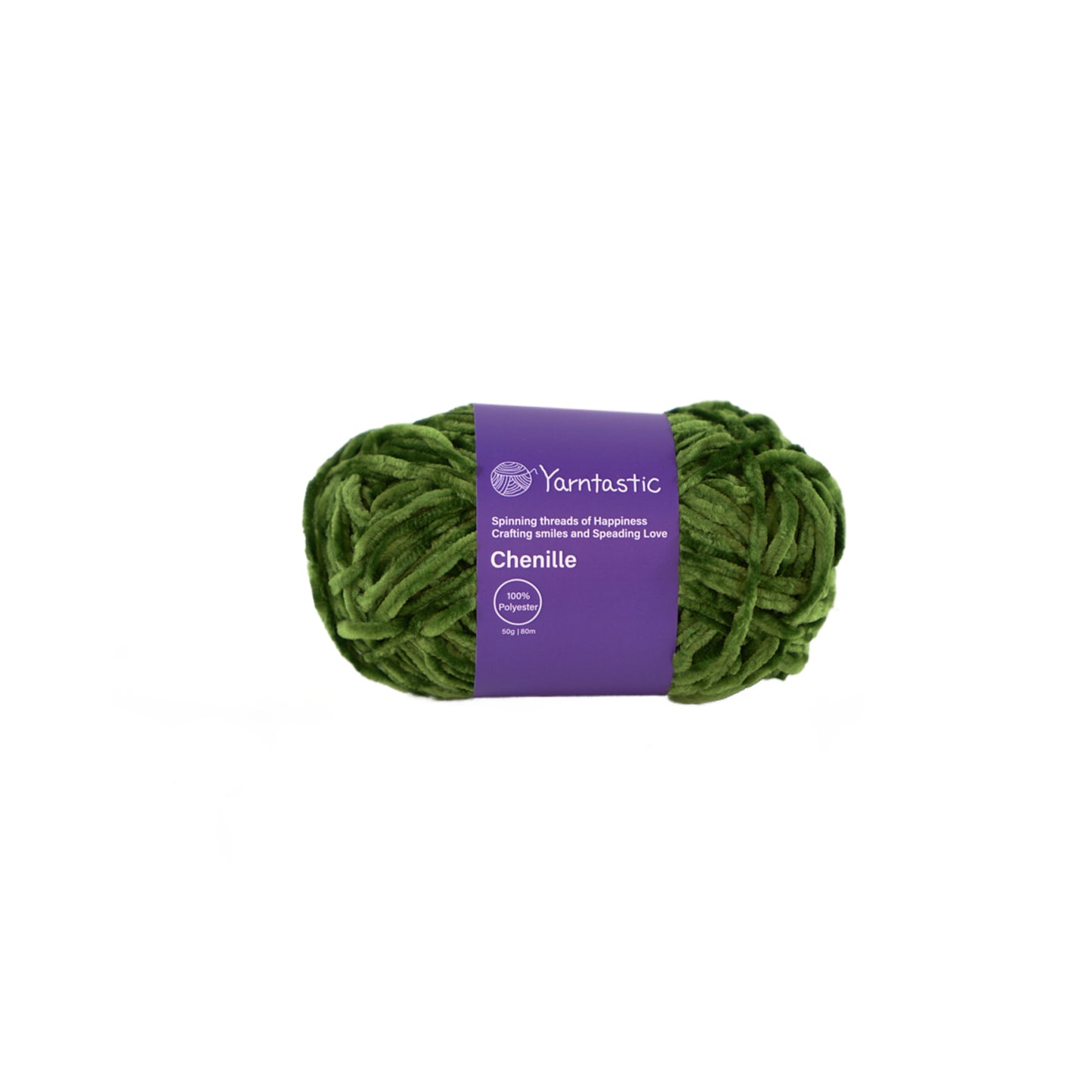 Yarntastic Chenille Velvet Yarn, 24 Colour Choices, 50g / 80m, About Aran to Chunky Weight