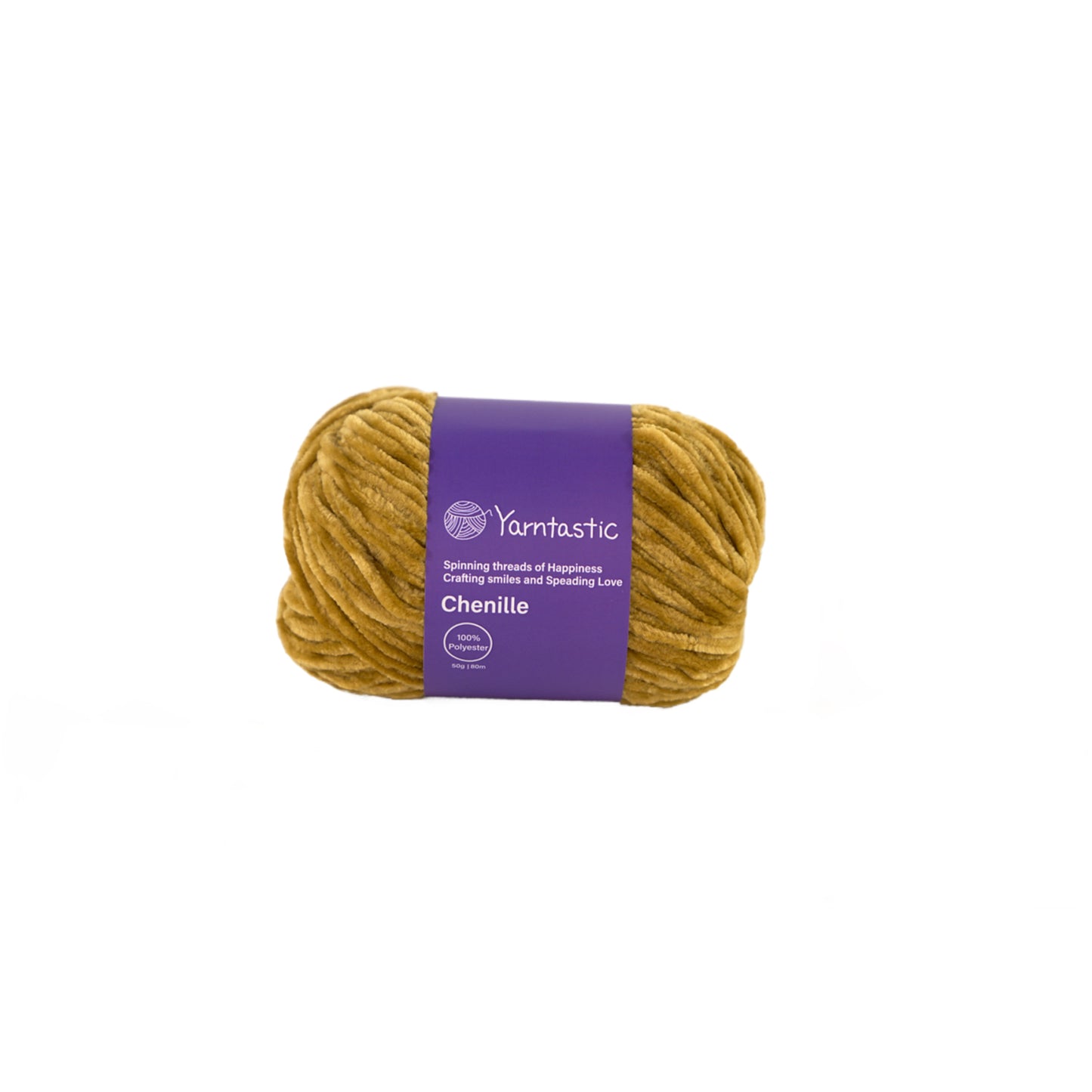 Yarntastic Chenille Velvet Yarn, 24 Colour Choices, 50g / 80m, About Aran to Chunky Weight