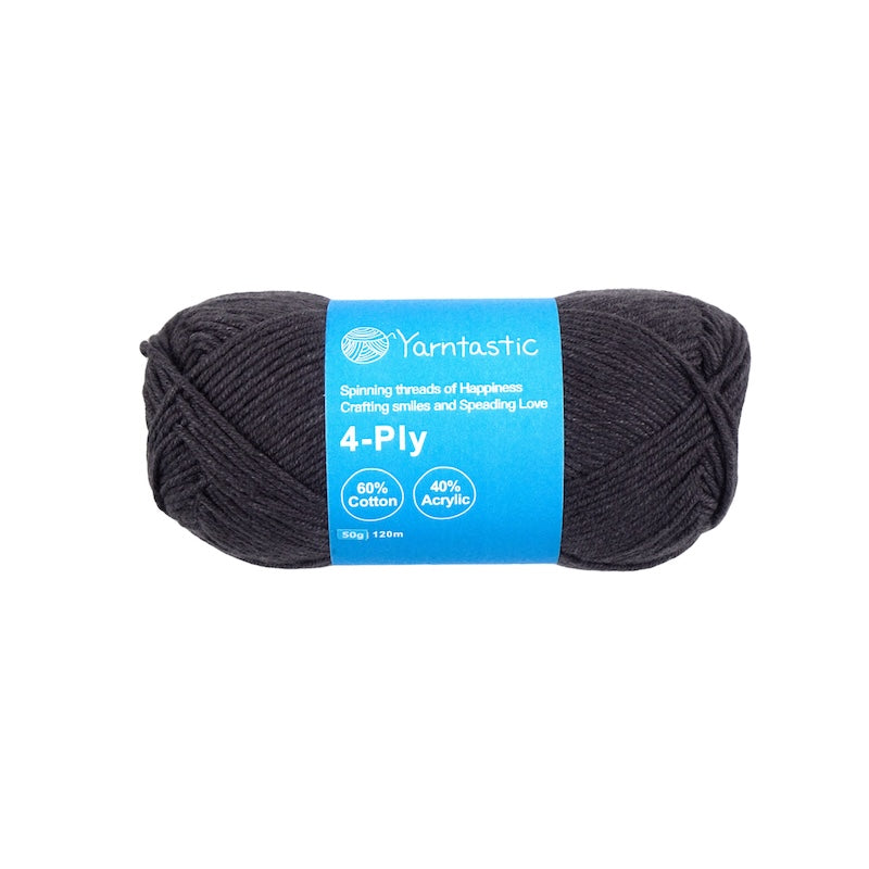 4-Ply Cotton-Acrylic Blended Yarn - Milk Cotton (50g)