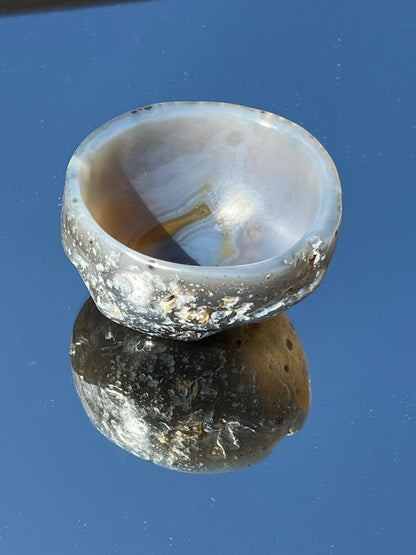 Crystal & Quartz Bowl with Complimentary Quartz Chips, Perfect for Healing, Natural Crystal Decor for Home & Office