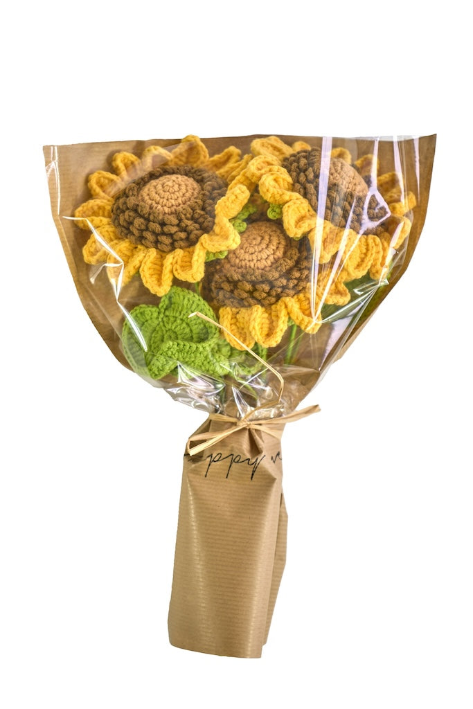 Yarntastic Long-lasting Flower Bouquet - Sunflower