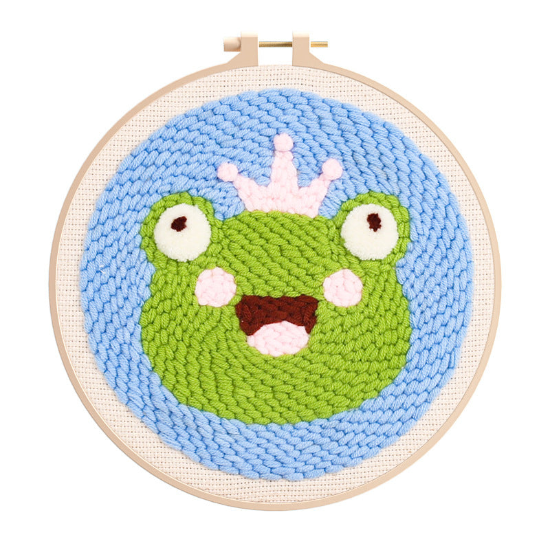 Yarntastic Punch Needle Kit - Prince Frog (19cm)